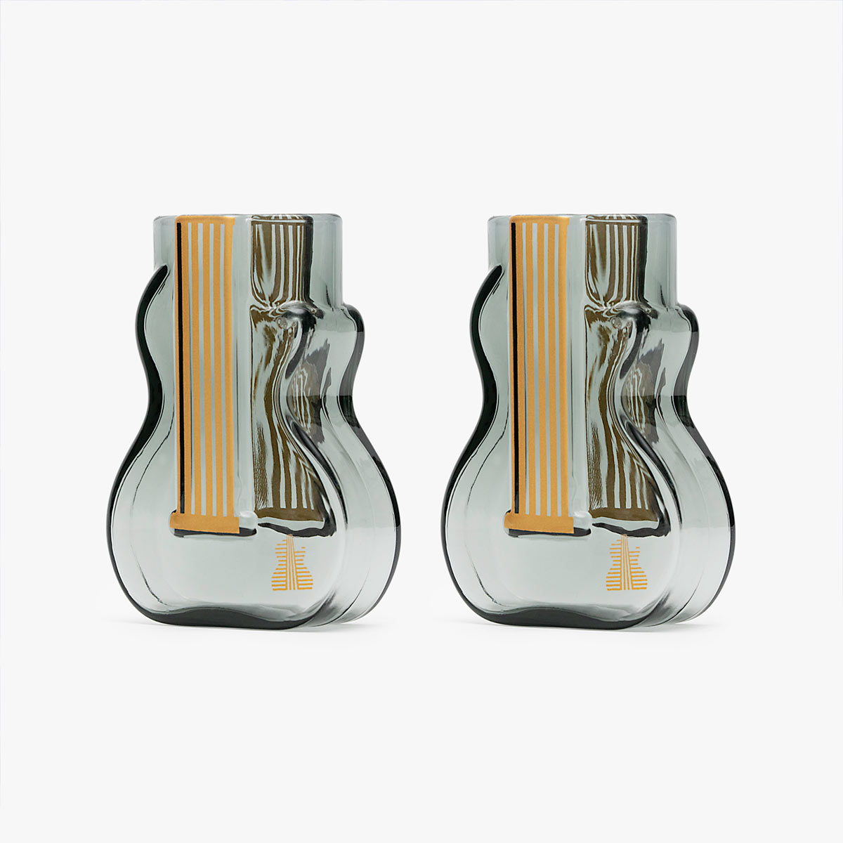 Guitar Hotel Shot Glass in Smoked Grey image number 1