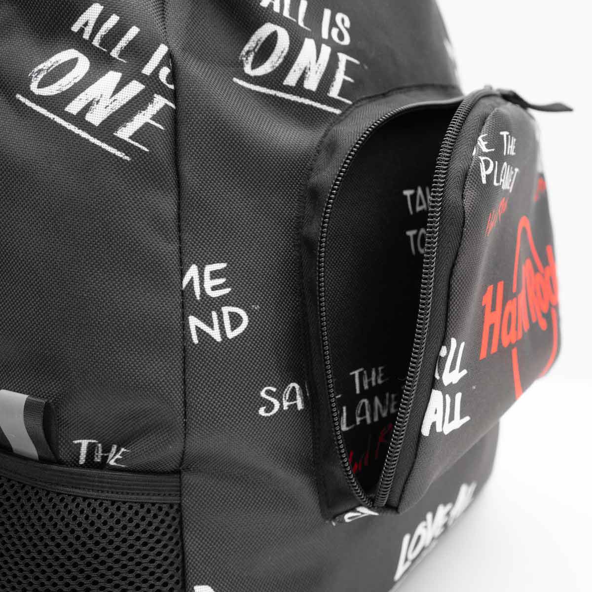 Love All Serve All Graffiti Packable Backpack in Black image number 3