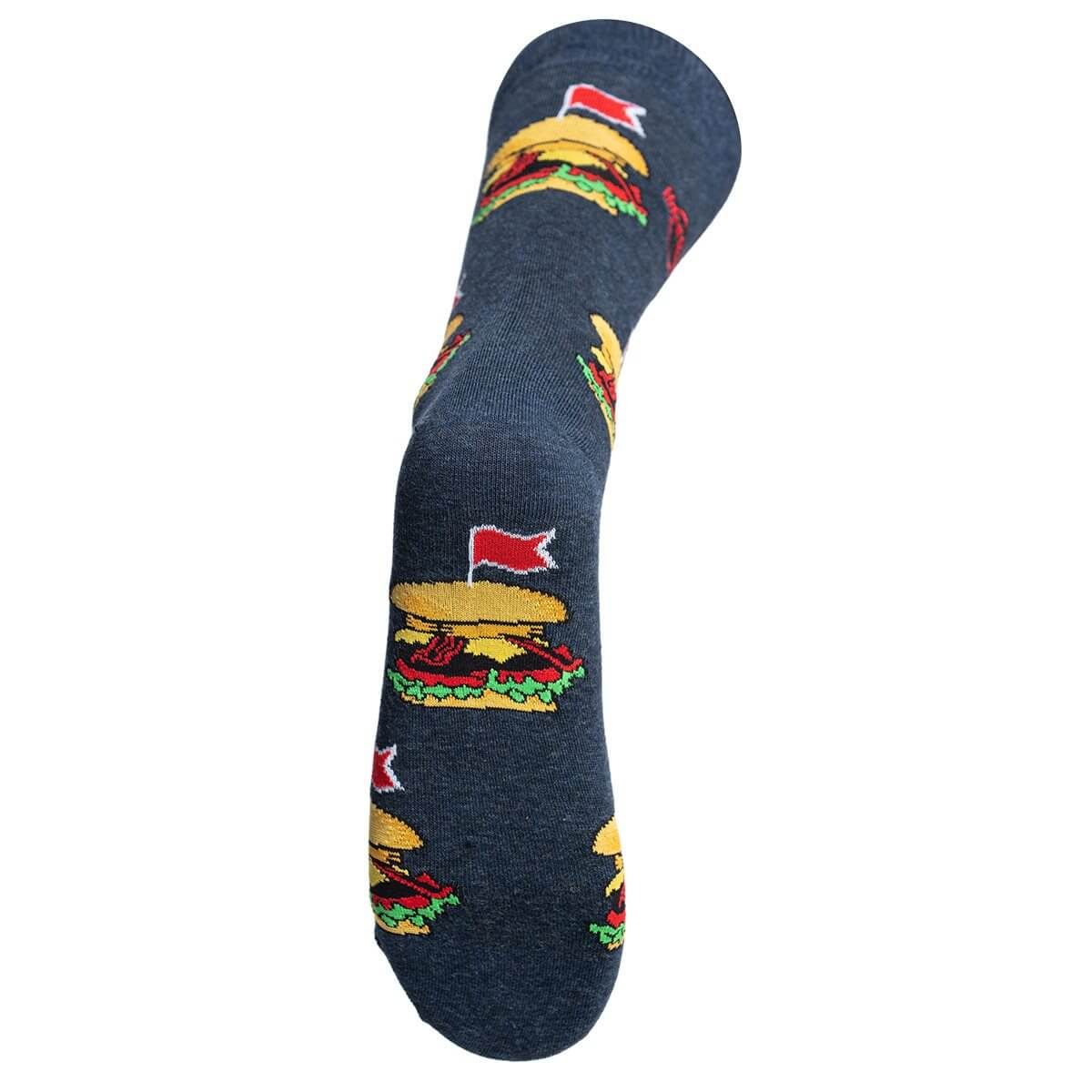 Adult Legendary Repeat Burger Socks image number 4
