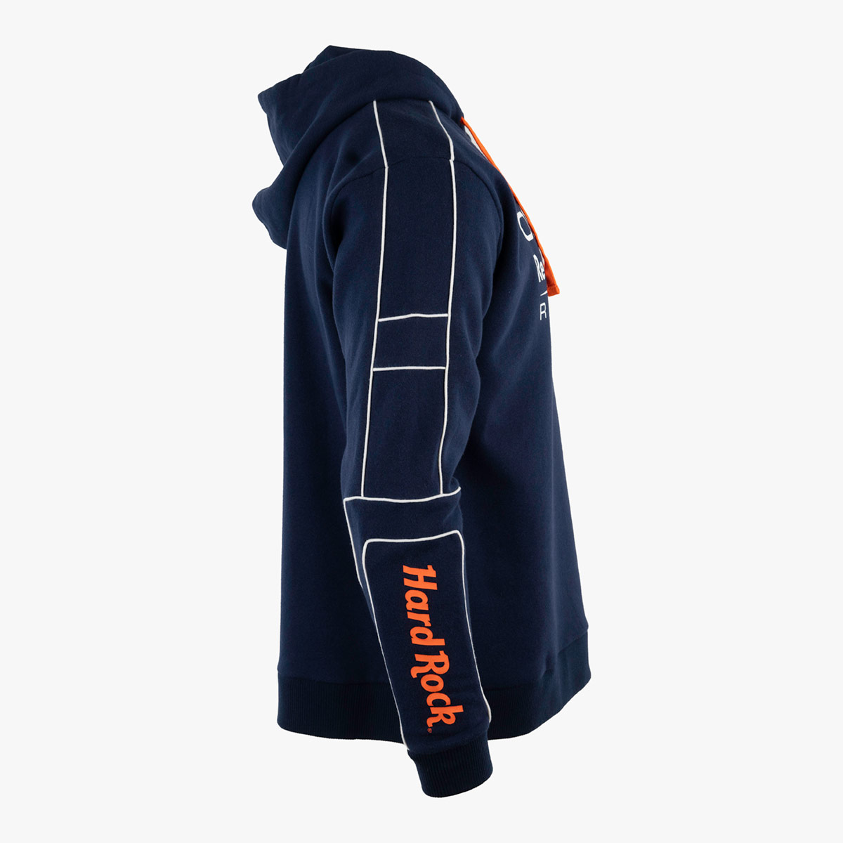 Oracle Red Bull Hoodie in Navy with Contrast White Racer Piping image number 2