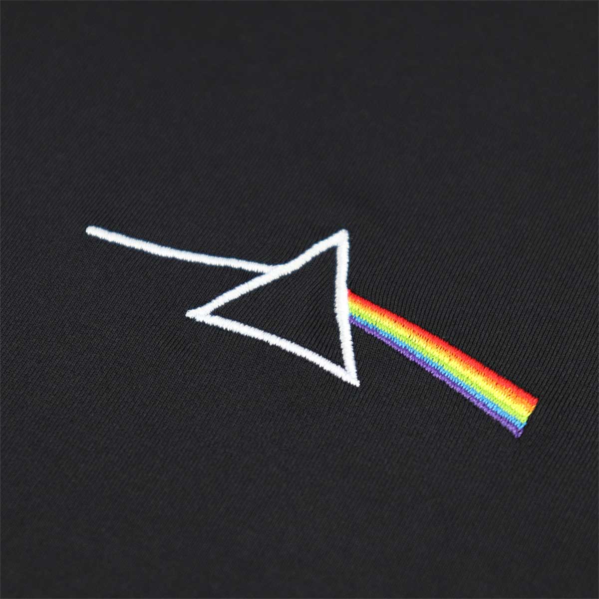 Pink Floyd Dark Side of the Moon Dry Fit Polo in Black image number 3