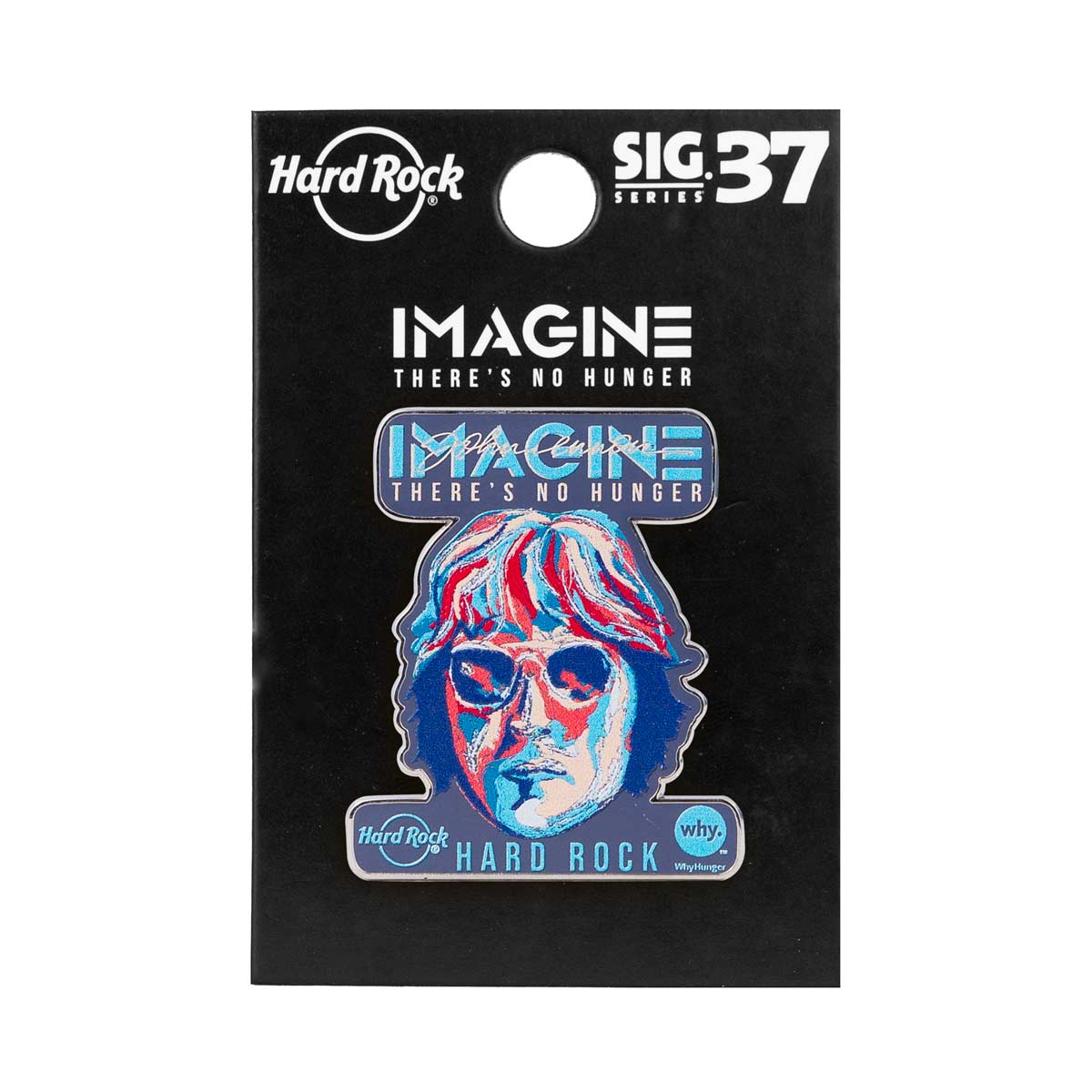 John Lennon: "Imagine There's No Hunger" Pin image number 3