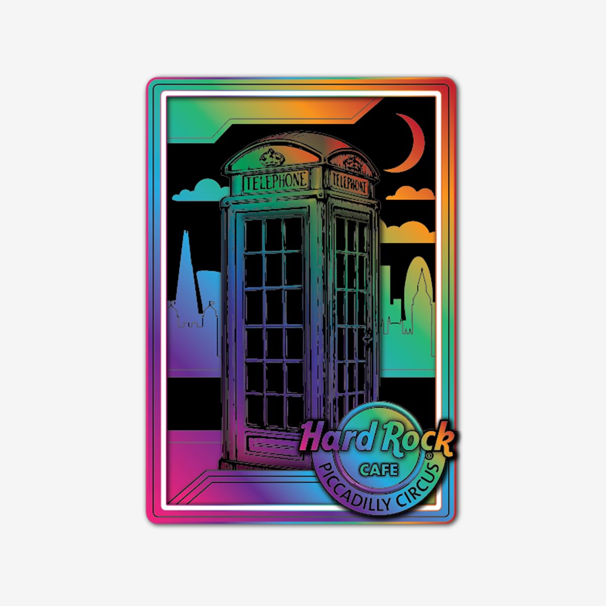 Limited Edition Piccadilly Holo Phonebooth Pin image number 1